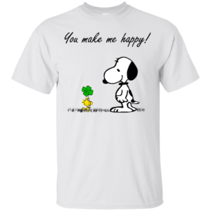 Snoopy – You Make Me Happy Shirt, Hoodie