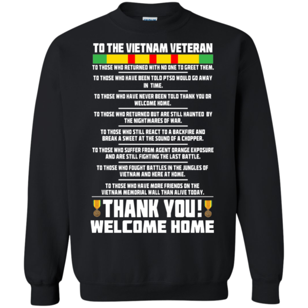 To The Vietnam Veteran – Thank You Shirt