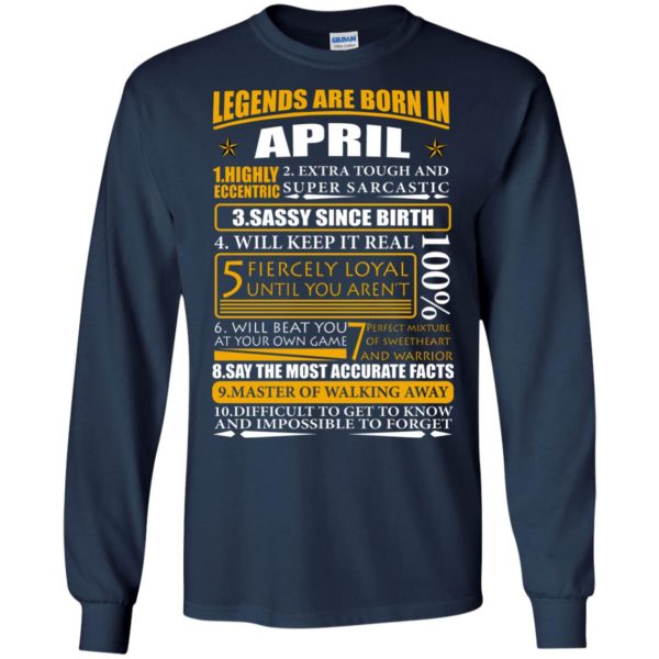 Legends Are Born In April – Highly Eccentric Shirt