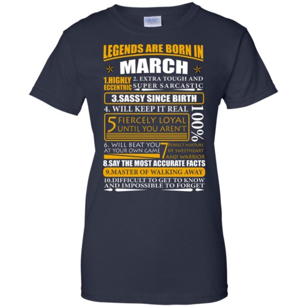 Legends Are Born In March – Highly Eccentric Shirt