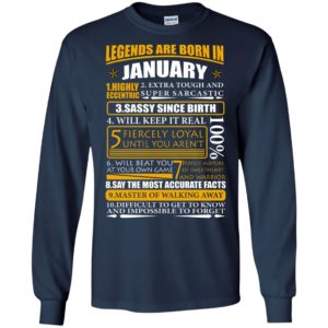 Legends Are Born In January – Highly Eccentric Shirt