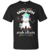 I Wish I Was A Unicorn I Could Stab Idiots With My Head Shirt