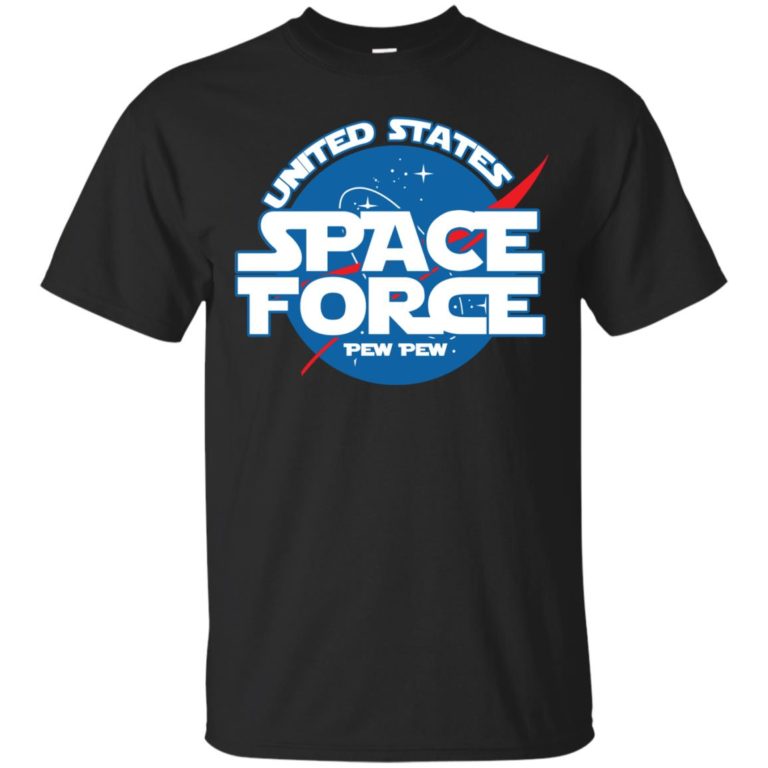 United States Space Force Pew Pew Shirt, Hoodie | Allbluetees.com