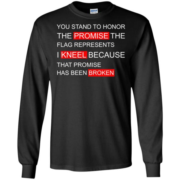 You Stand To Honor The Promise The Flag Represents Shirt