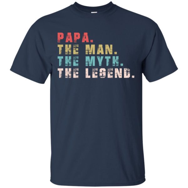 Papa The Man The Myth The Legend Shirt | Allbluetees.com