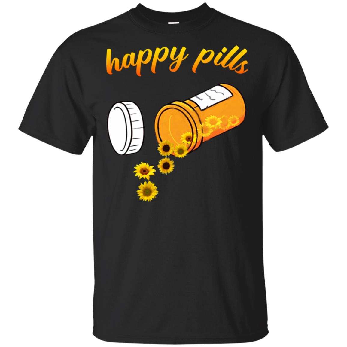 Sunflower - Happy Pills Shirt - Allbluetees - Online T-Shirt Store ...