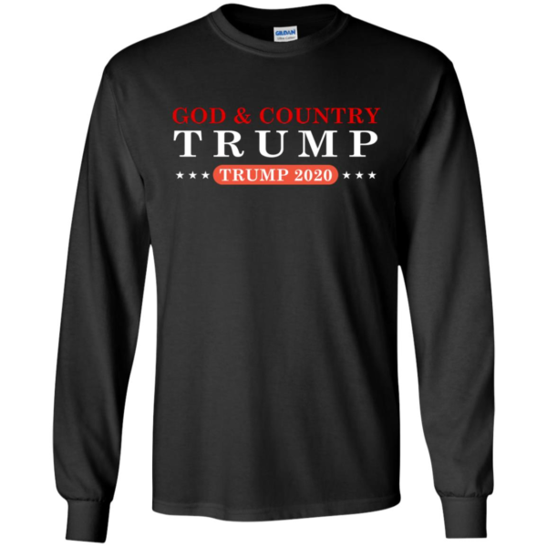 God And Country Trump 2020 Shirt