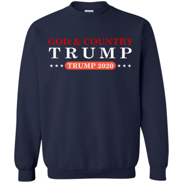 God And Country Trump 2020 Shirt
