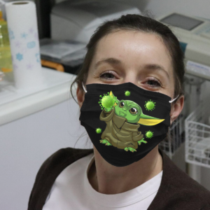 Baby Yoda Take Corona Cloth Face Mask