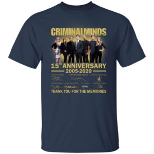 Criminal Minds 15th Anniversary – Thank You For The Memories Shirt