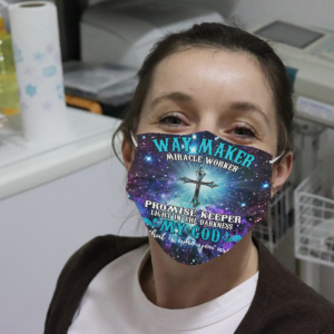 Way Maker Miracle Worker Promise Keeper Cloth Face Mask