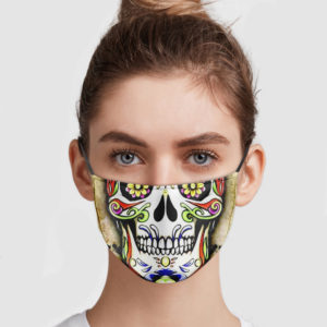 Day Of The Dead Skull Face Mask