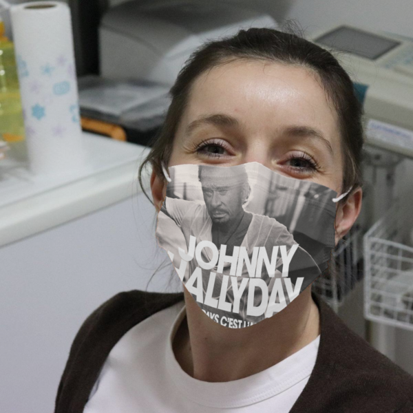 Johny Hallyday Cloth Face Mask