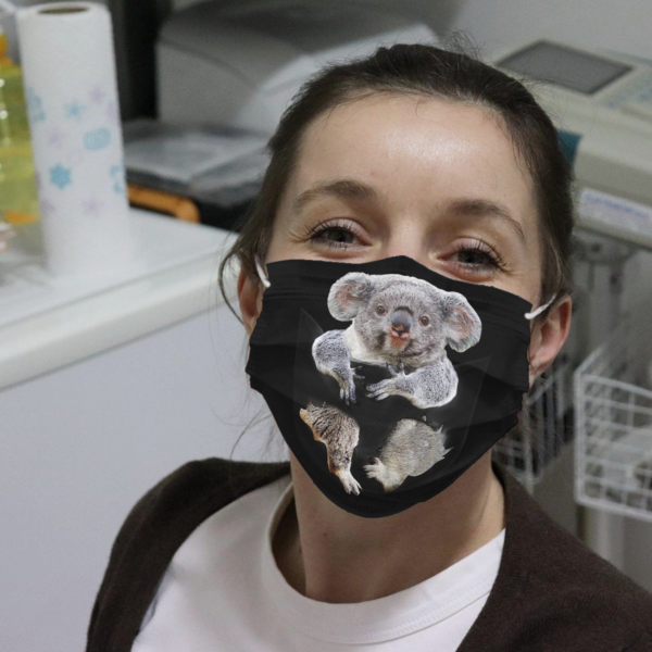Koala Bear Pocket Cloth Face Mask