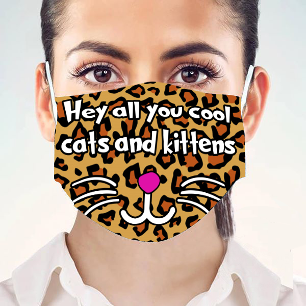 Leopard – Hey All You Cool Cats And Kittens Face Mask