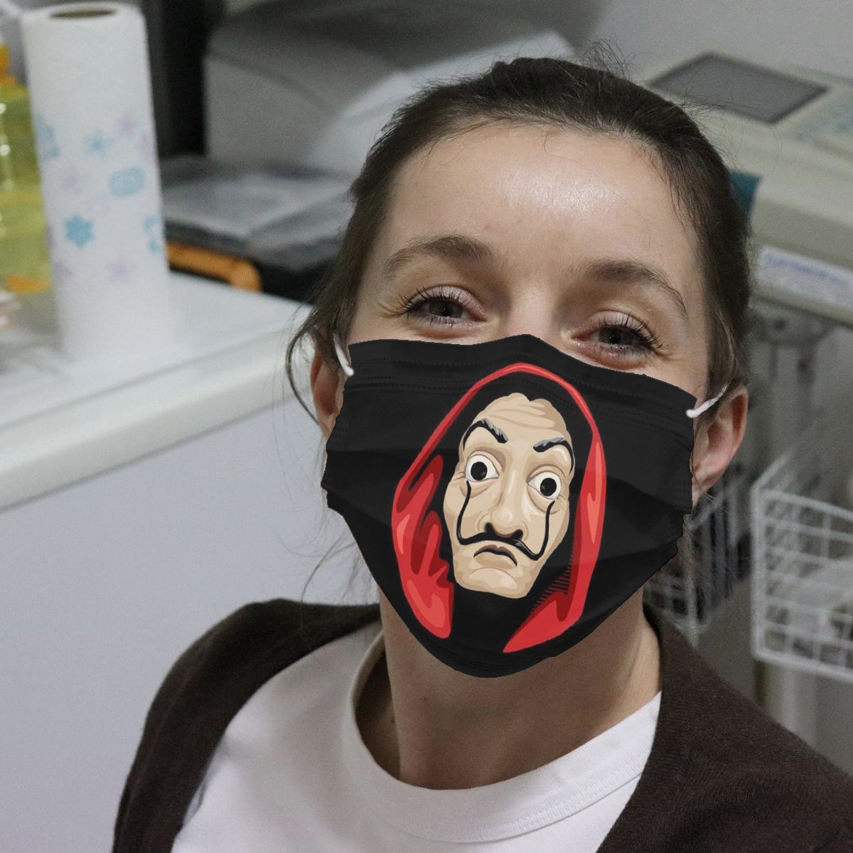 Money Heist Face Cloth Face Mask | Allbluetees.com