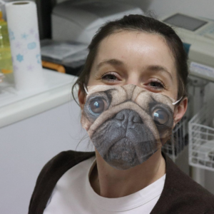 Pug Face Cloth Face Mask