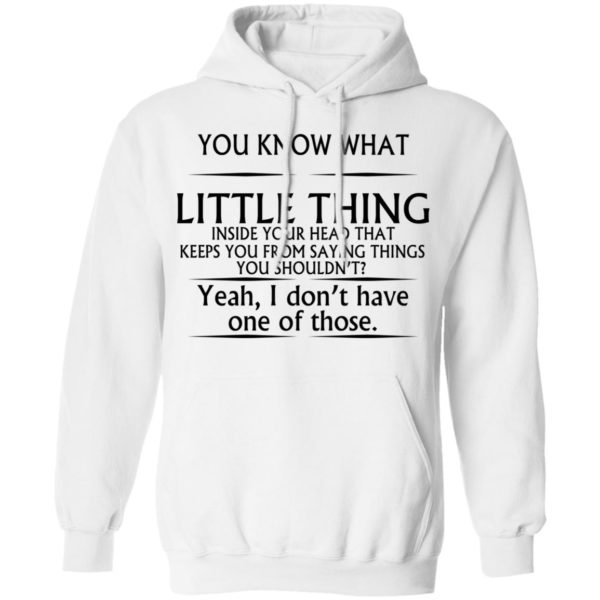 I Know What Little Thing Inside Your Head Shirt