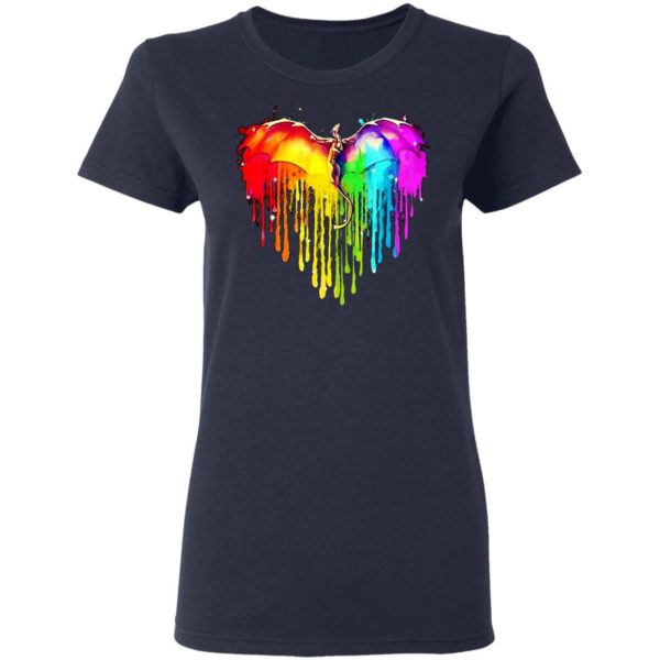 Dragon Color Heart Shirt