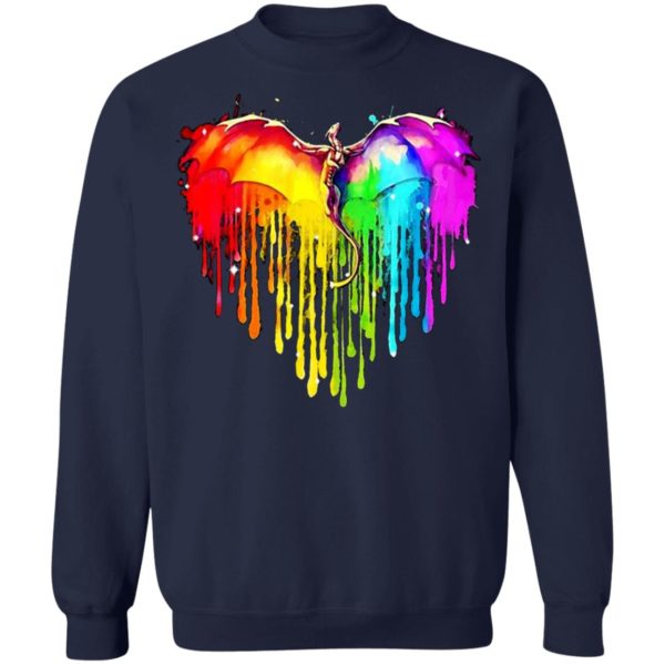 Dragon Color Heart Shirt