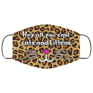 Leopard – Hey All You Cool Cats And Kittens Face Mask