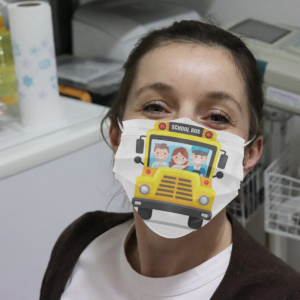 School Bus Cloth Face Mask