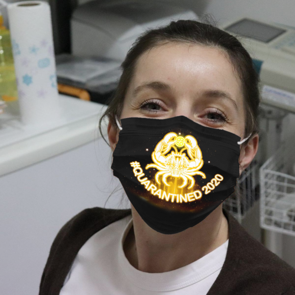 Zodiac - Cancer #Quarantined 2020 Cloth Face Mask