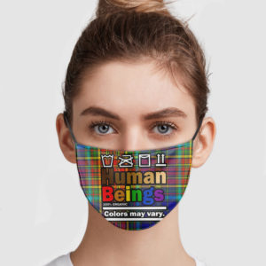 Human Beings 100% Organic Colors May Vary Face Mask