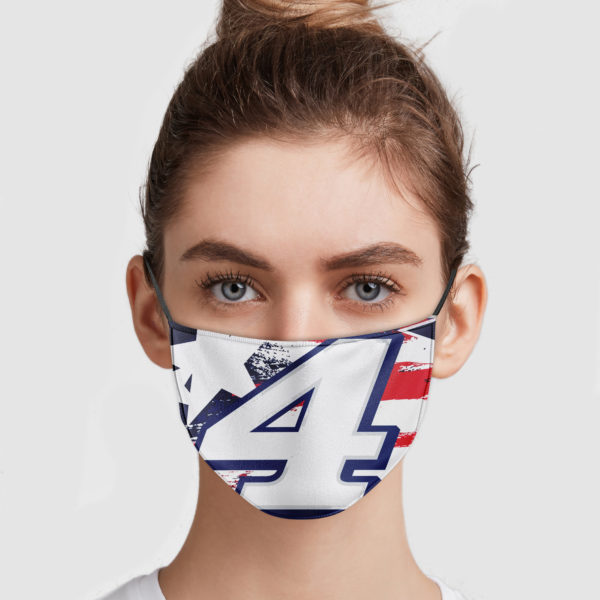 Kevin Harvick Patriotic #4 Fabric Face Mask
