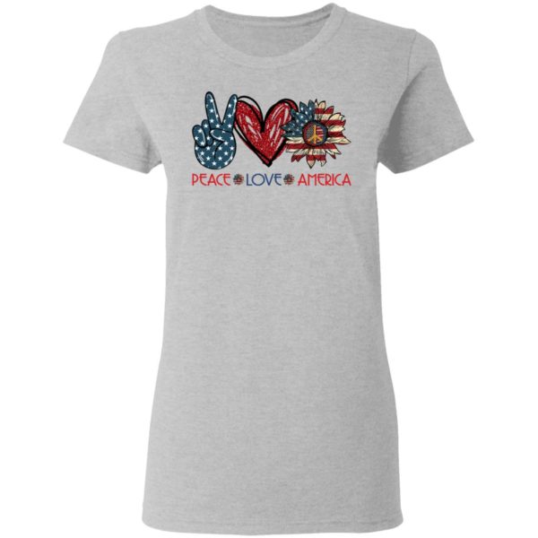 Hippie - Peace Love America Shirt | Allbluetees.com