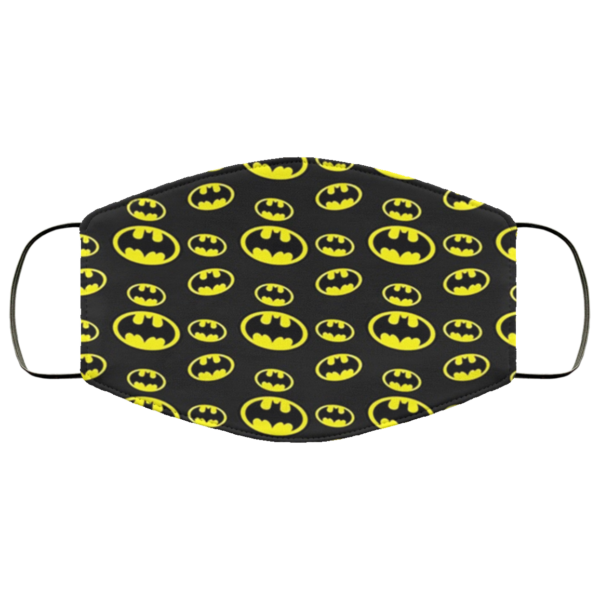Batman Pattern Face Mask