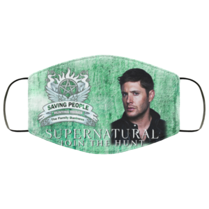 Supernatural Join The Hunt – Saving People Hunting Things Face Mask