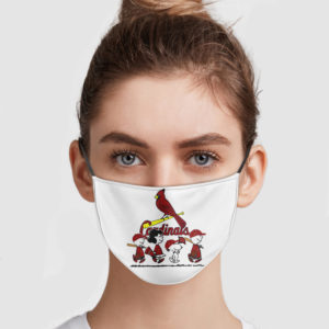 Cardinals Snoopy And Friends Face Mask