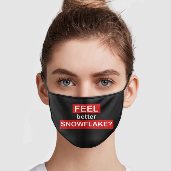 Feel Better Snowflake Face Mask