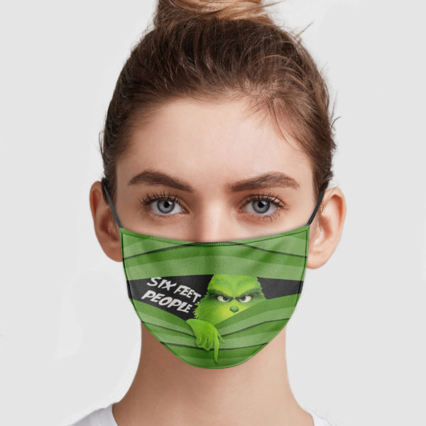 Grinch Six Feet People Cloth Face Mask