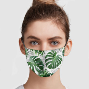 Tropical Leaf Face Mask