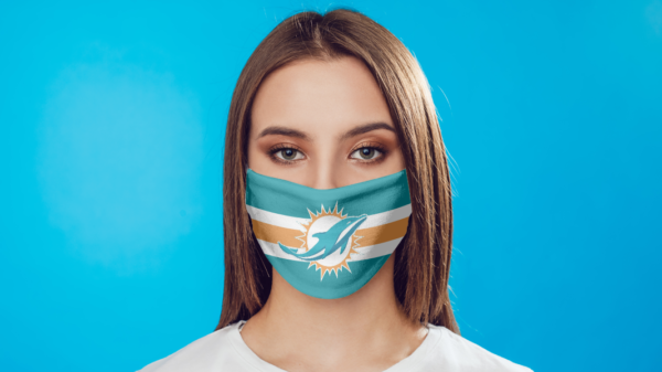 Miami Dolphins Matchday Face Mask