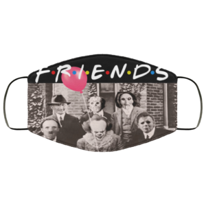 Horor Characters Friends Face Mask