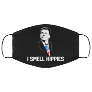 Ronald Reagan – I Smell Hippies Face Mask