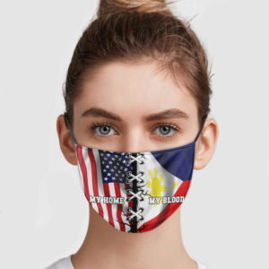 America Is My Home – Philippines Is My Blood Face Mask