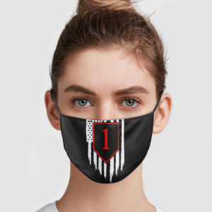 American Flag Us Army 1st Face Mask