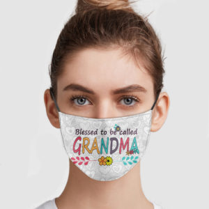 Blessed To Be Called Grandma Face Mask