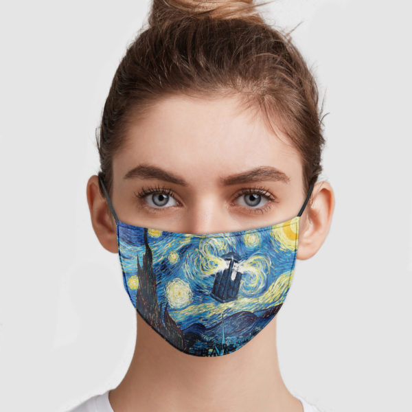 Doctor Who – Police Box Starry Night Face Mask