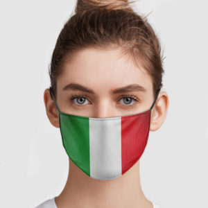 Italian Flag Face Mask
