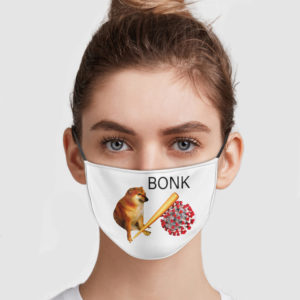 Shiba Doge Virus Bonk Face Mask