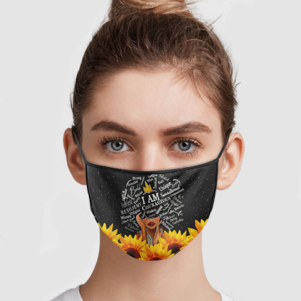 Sunflower – I Am Courageous – Wisdom Unique Face Mask