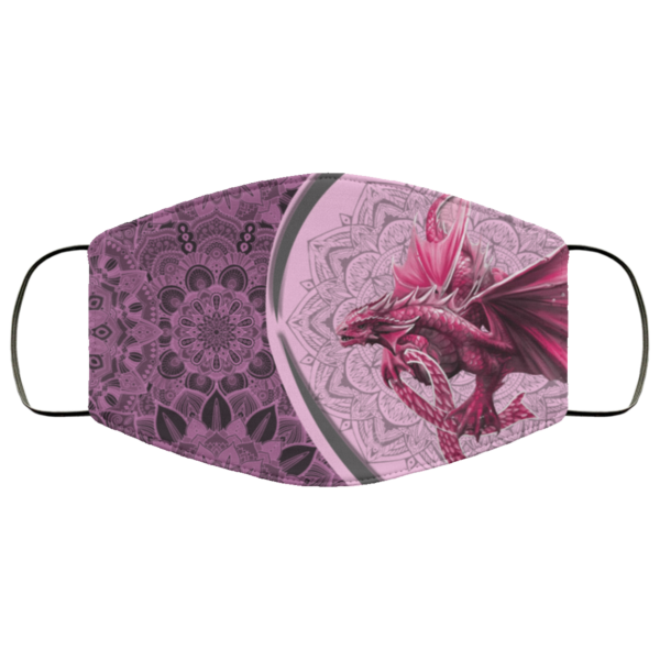 Pink Dragon Diabetic Face Mask