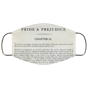 Pride And Prejudice Chapter 34 Face Mask