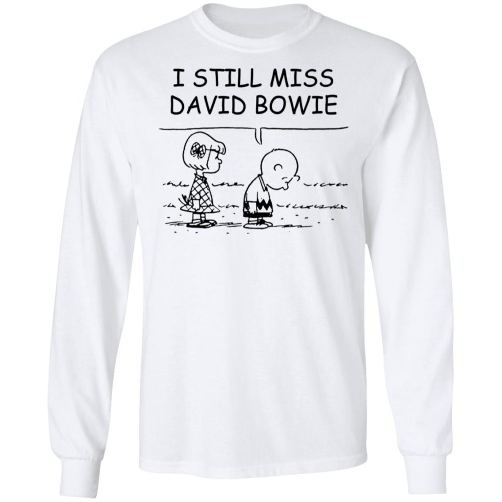 Charlie Brown - I Still Miss David Bowie Shirt - Allbluetees - Online T ...