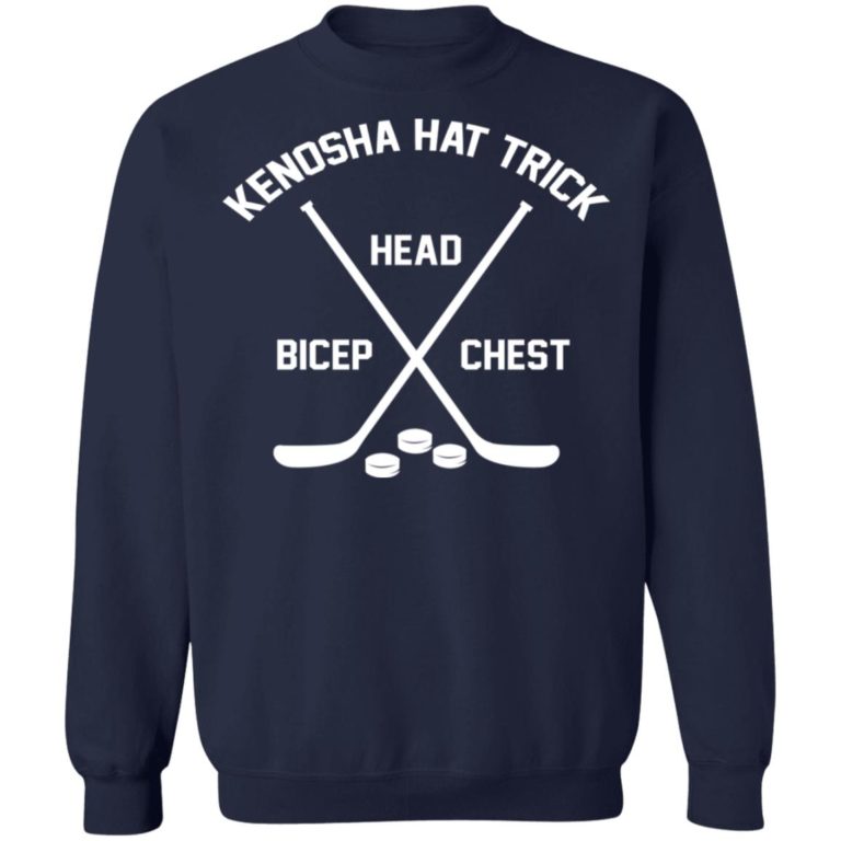 Kenosha Hat Trick - Head - Bicep - Chest Shirt - Allbluetees - Online T ...